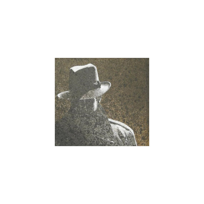 Con cappello, 2014, tecnica mista, cm 12×12
