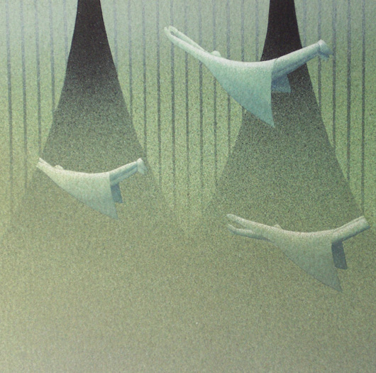 Quattro, 2006, tecnica mista su carta, cm 30x30