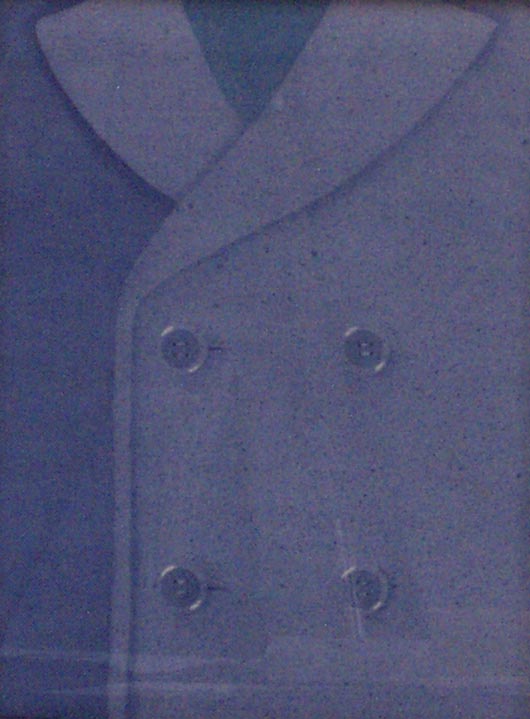 Doppio petto, 1996, tecnica mista su carta, cm 20x30