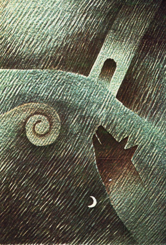 Ulula, 1986, acquerello, cm 30x50