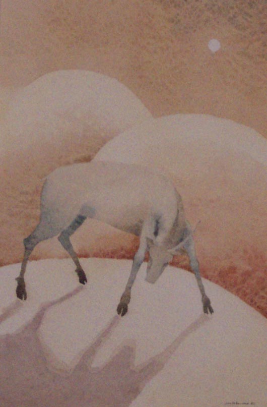 Cervo, 1987, acquerello, cm 35x50