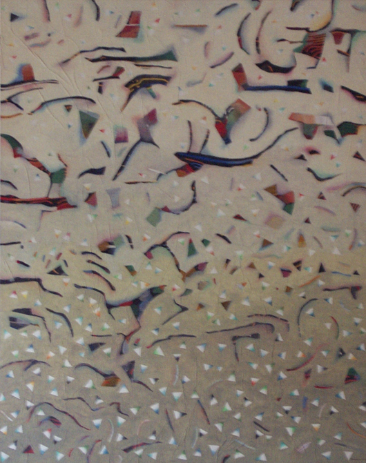 Seduzione, 1990, olio su tavola, cm 80x100