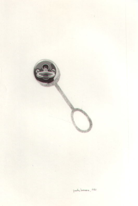 La chiave, 1981, acquerello, cm 20x30