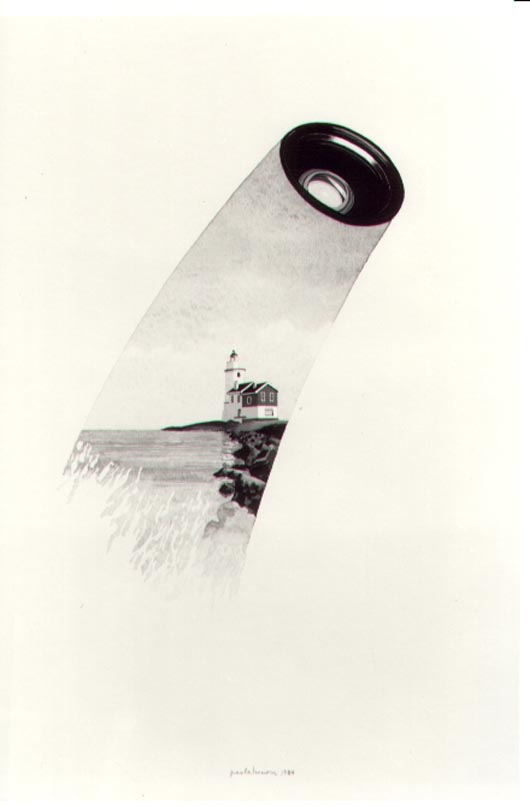 Foto 2, 1984, acquerello, cm 30x50