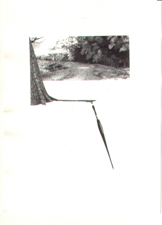 Paesaggio dipinto, 1982, acquerello, cm 20x30