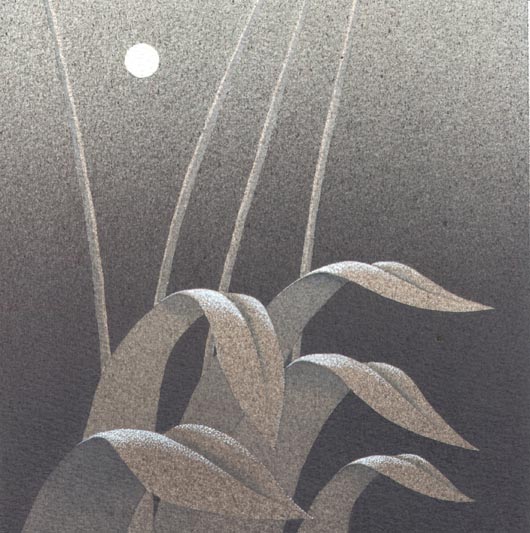 Chiarore, 2013, tecnica mista su carta, 20x20cm