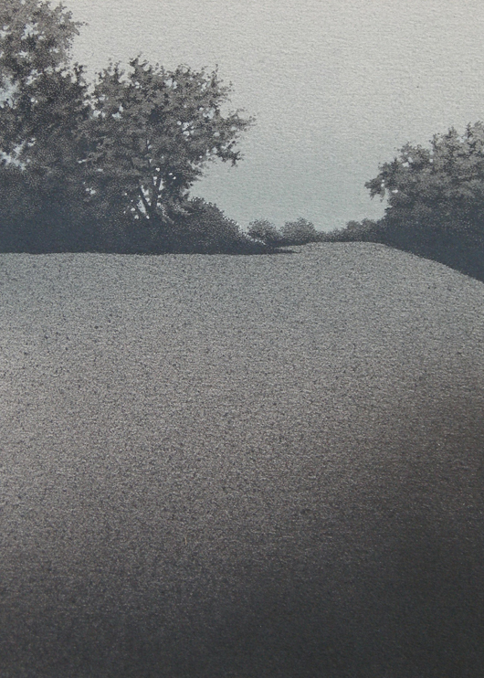 Maryon Park, 2012, tecnica mista su carta, 24×33 cm